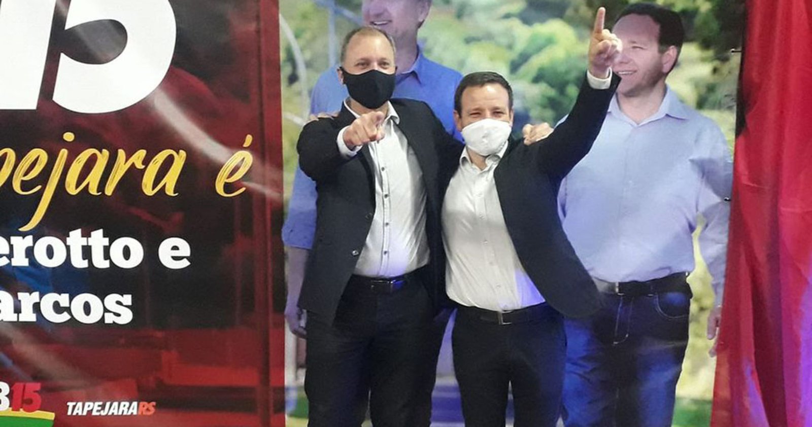 Imagem ilustrativa: Merotto e Marcos serão os candidatos da coligação MDB, Cidadania e PSDB
