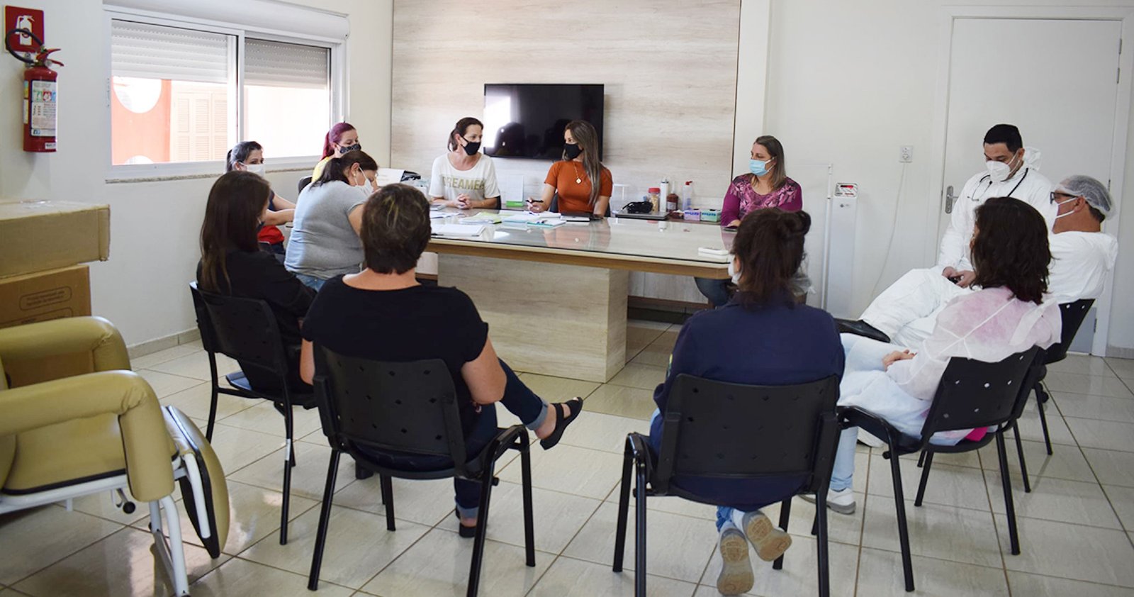 Imagem ilustrativa: Educação se reúne com COE, em Santa Cecília