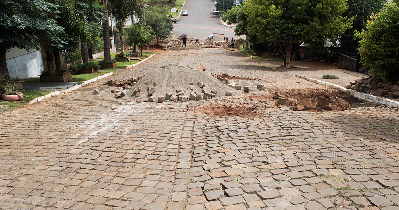 Imagem ilustrativa: Secretaria de Serviços Urbanos realiza melhorias na Rua Júlio de Castilhos