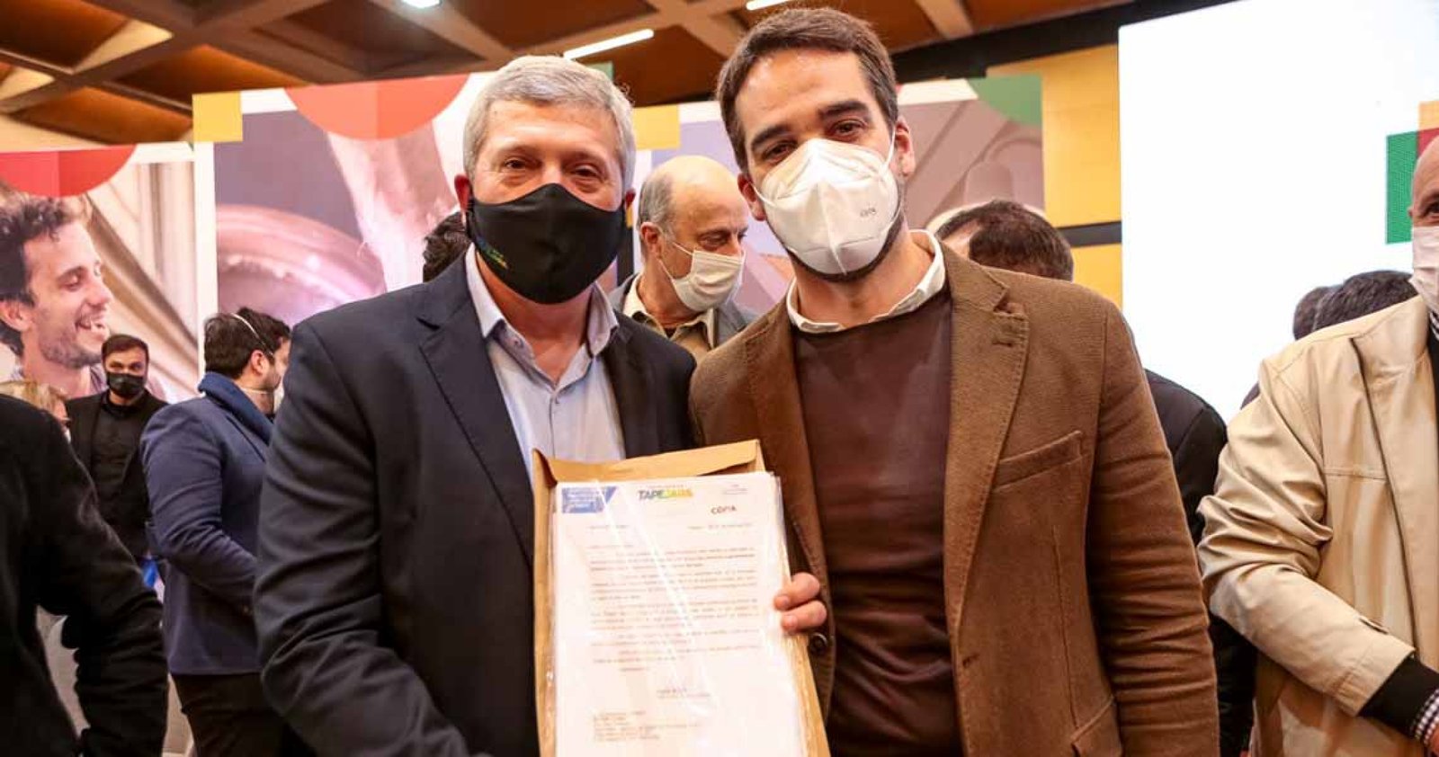 Imagem ilustrativa: Prefeito BIG e secretários participam do lançamento do Pavimenta RS