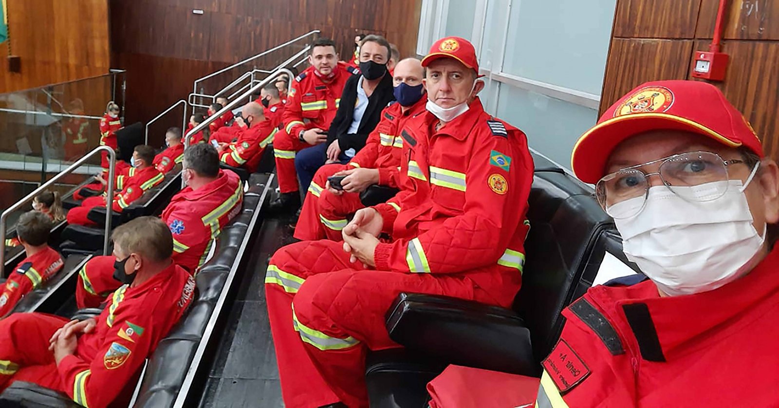Imagem ilustrativa: Bombeiros Voluntários comemoram regulamentação