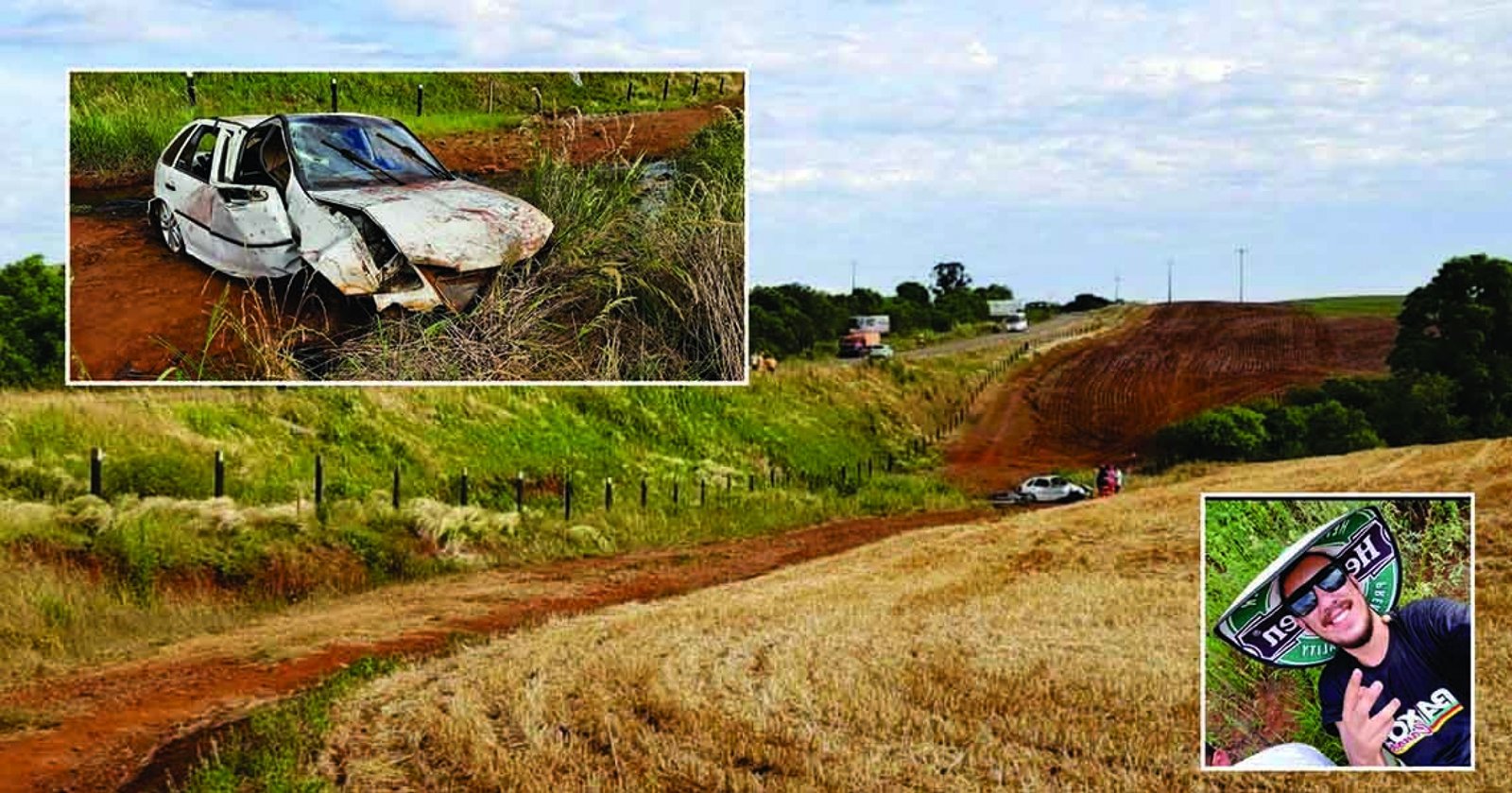 Imagem ilustrativa: Jovem morre em saída de pista entre Sananduva e Ibiaçá