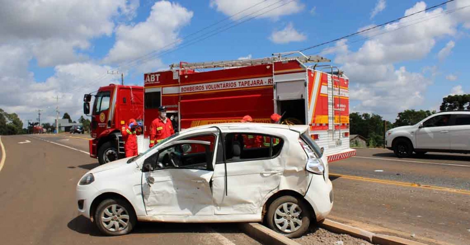 Imagem ilustrativa: Casal morre em acidente envolvendo carro e caminhão em Tapejara