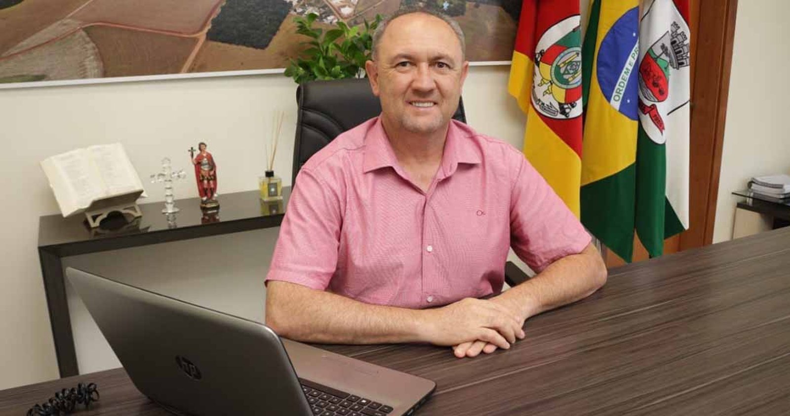 Imagem ilustrativa: “O governo não para”, diz Gipe, ao assumir como prefeito em exercício