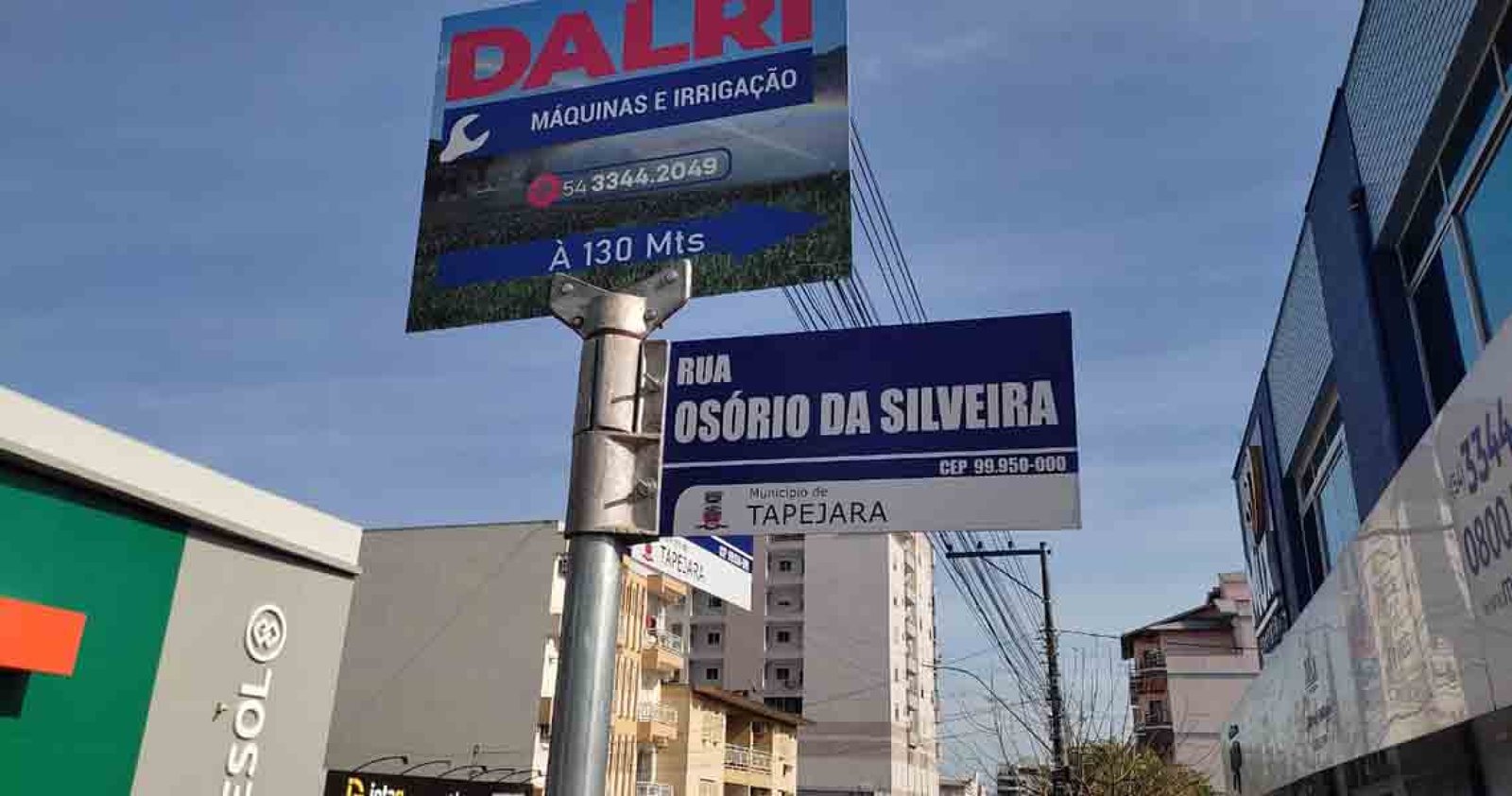 Imagem ilustrativa: Tapejara inicia instalação de placas de identificação das ruas