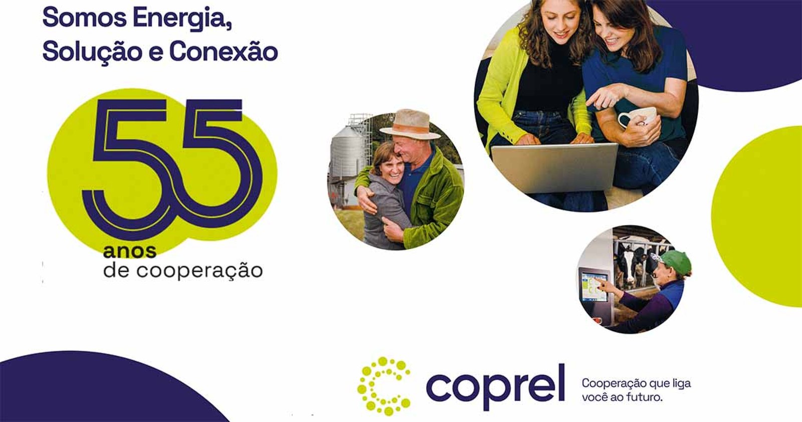 Imagem ilustrativa: Coprel celebra 55 anos de trabalho cooperativo para o desenvolvimento regional