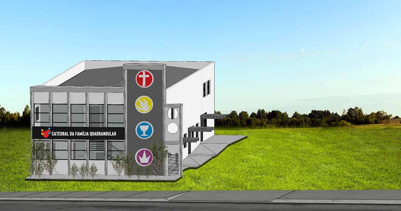 Imagem ilustrativa: Construção da sede da Catedral da Família Quadrangular será lançada neste domingo, dia 29