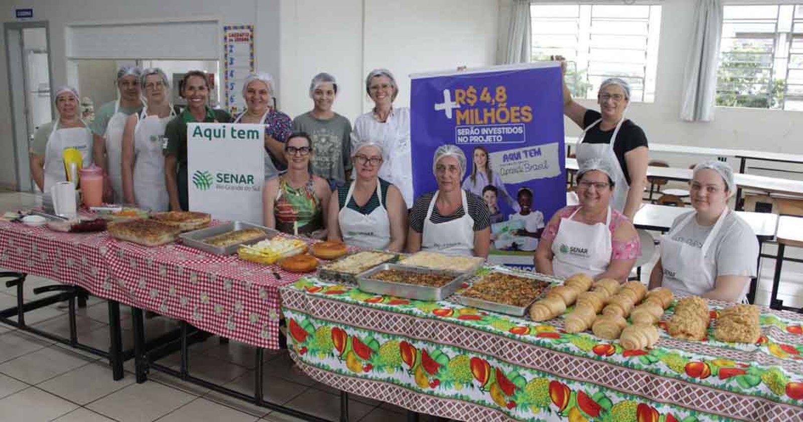 Imagem ilustrativa: Merendeiras de Tapejara participam de capacitação com professora do SenarRS
