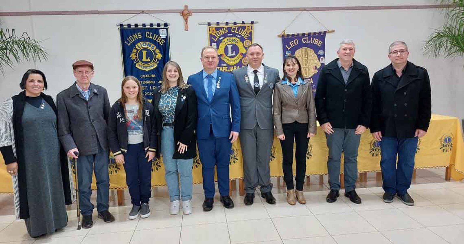 Imagem ilustrativa: Everaldo Dallagnol assume a presidência do Lions Clube Tapejara