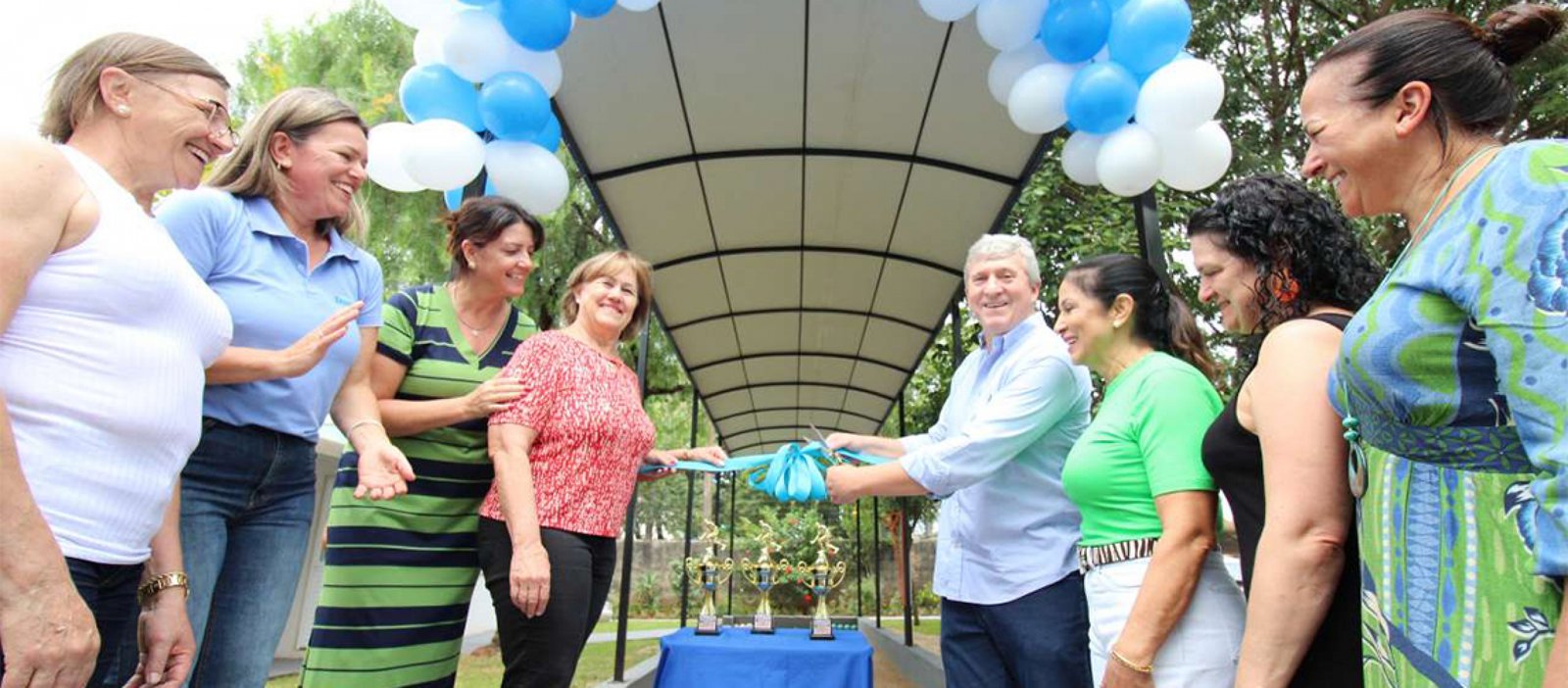 Imagem ilustrativa: Inaugurada a nova cancha de bocha da Casa de Convivência Dona Verônica