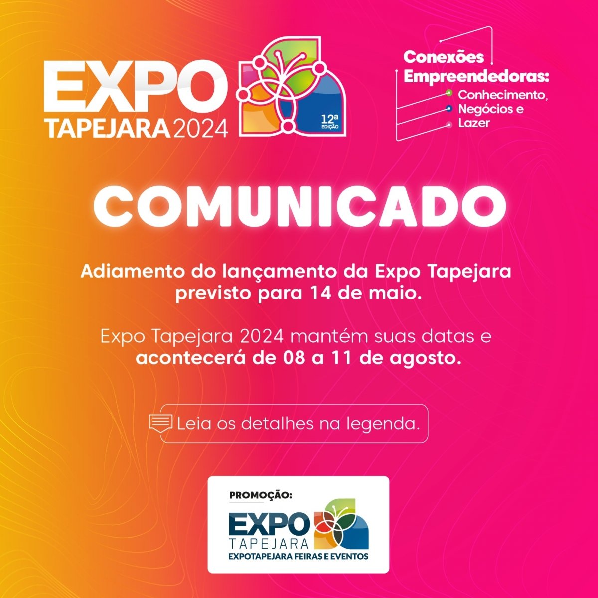 Imagem ilustrativa: Lançamento da Expo Tapejara 2024 é adiado