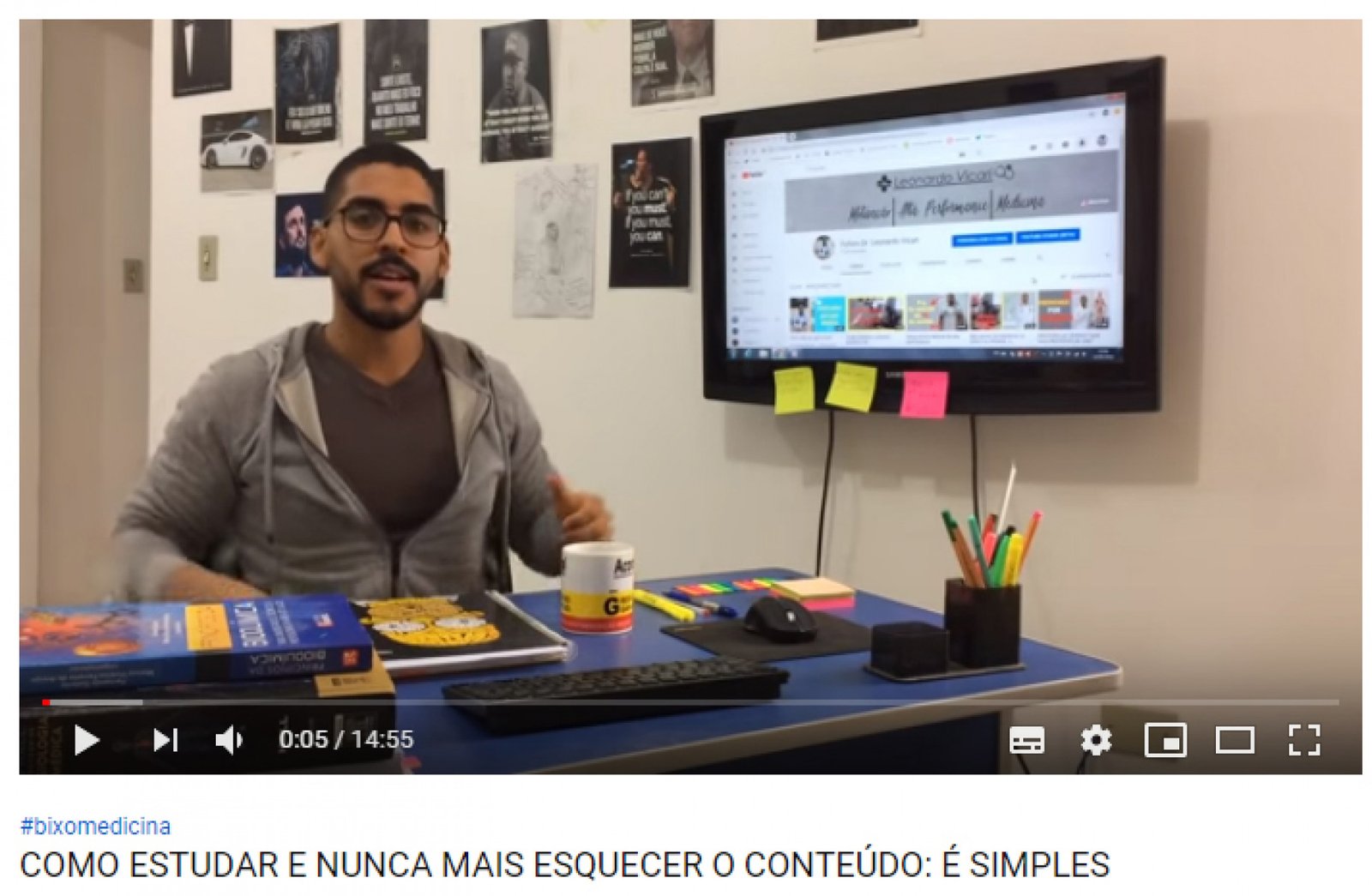 Imagem ilustrativa: Estudante bolsista de Medicina faz sucesso na Internet com vídeos sobre dedicação e disciplina