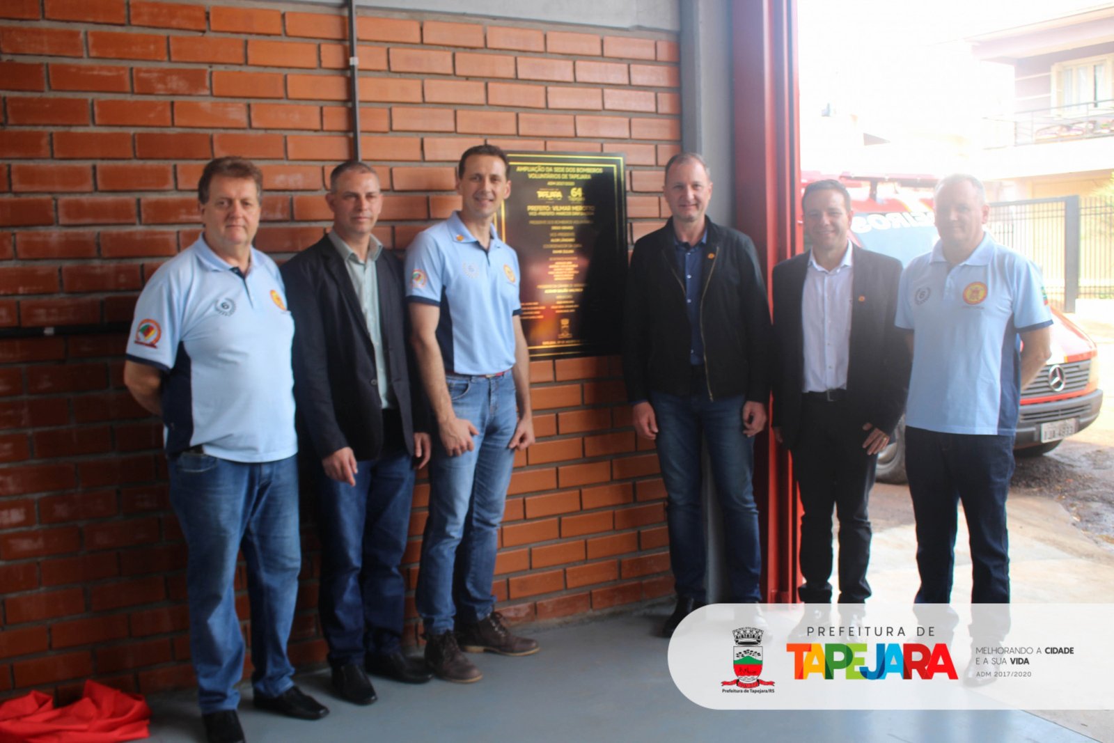 Ampliação da Sede do Corpo de Bombeiros Voluntários de Tapejara foi inaugurada