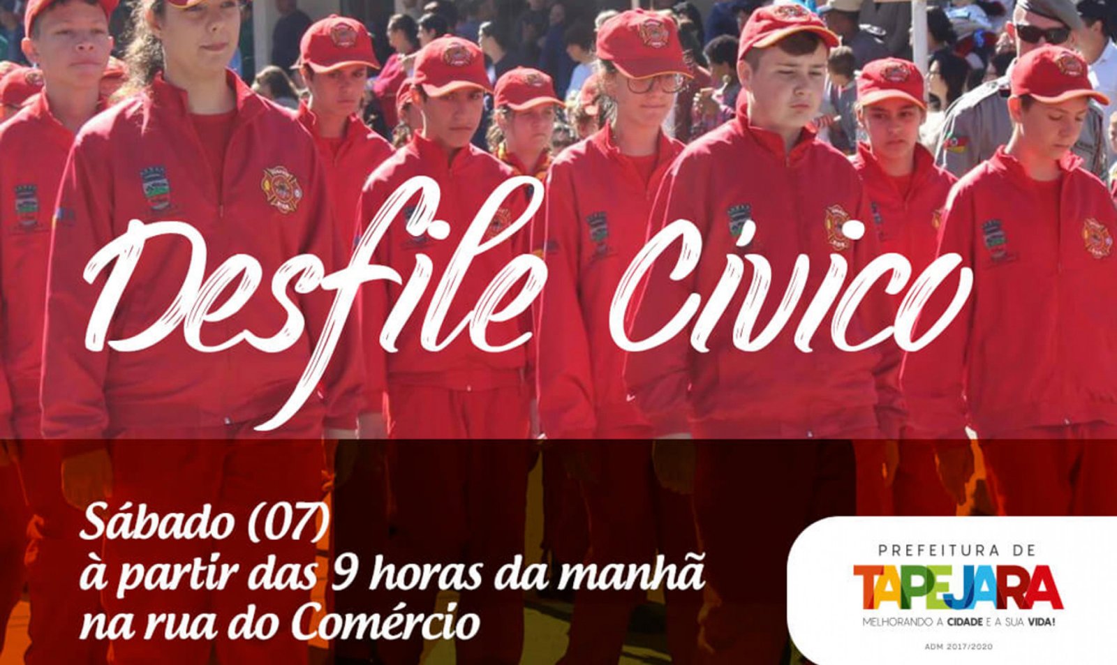 Imagem ilustrativa: Tapejara se prepara para o desfile cívico