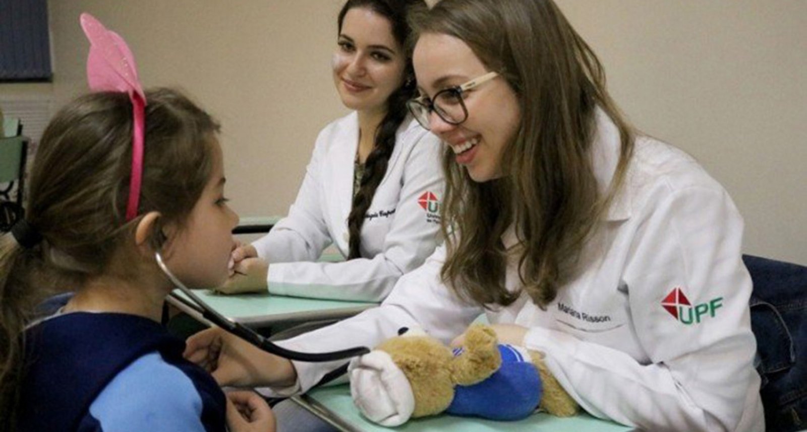 Imagem ilustrativa: Estudantes de Medicina da UPF desenvolvem projeto “Hospital do Ursinho”