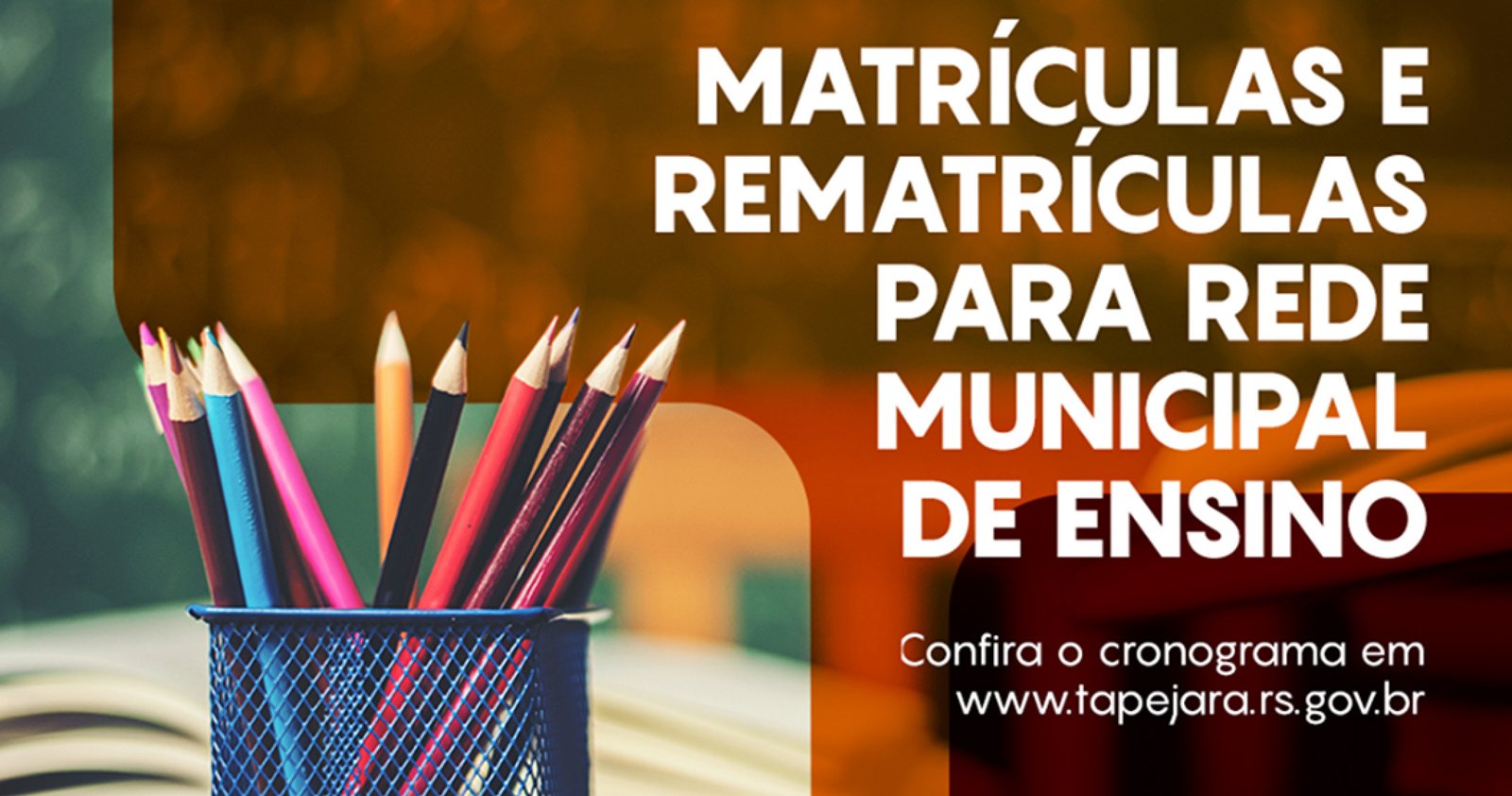 Imagem ilustrativa: Prefeitura lança edital de matrículas e rematrículas