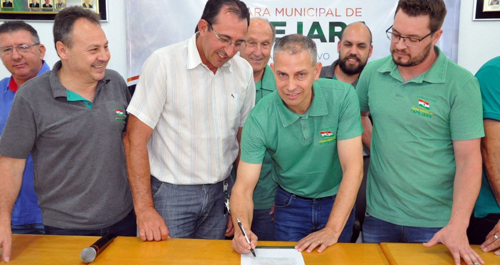 Vice-presidente assume a presidência do Poder Legislativo de Tapejara