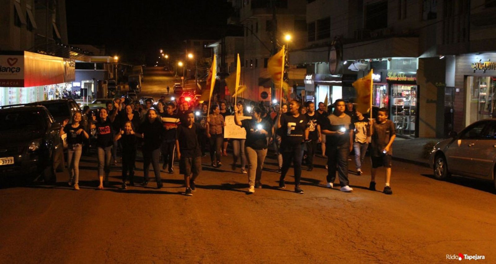 Imagem ilustrativa: Protesto pela educação é realizado em Tapejara