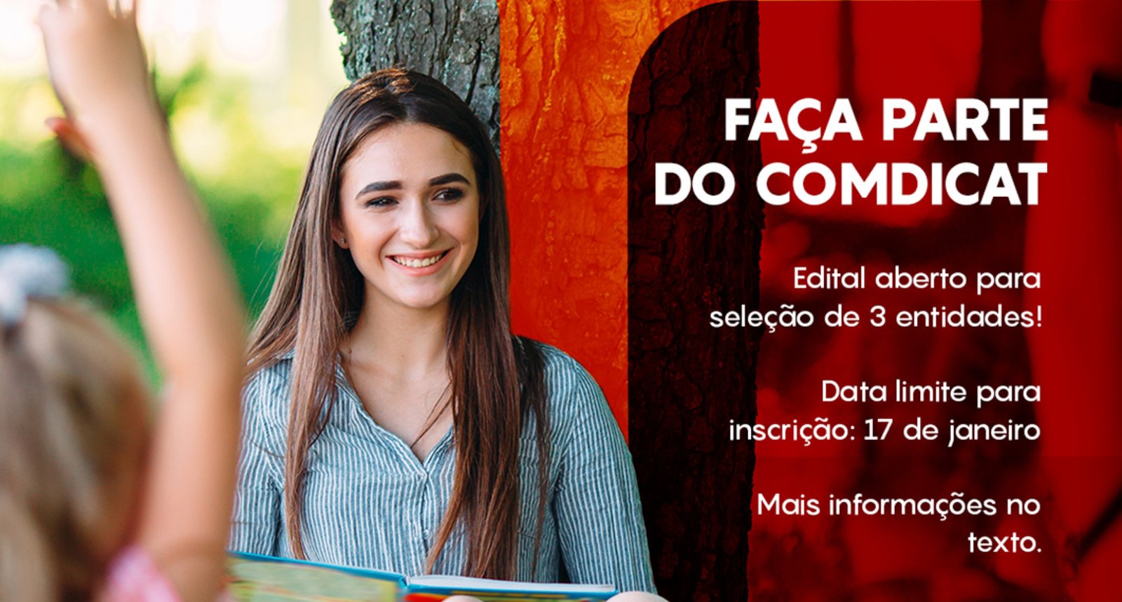 Imagem ilustrativa: Comdicat tem vagas disponíveis para entidades que tenham interesse em participar
