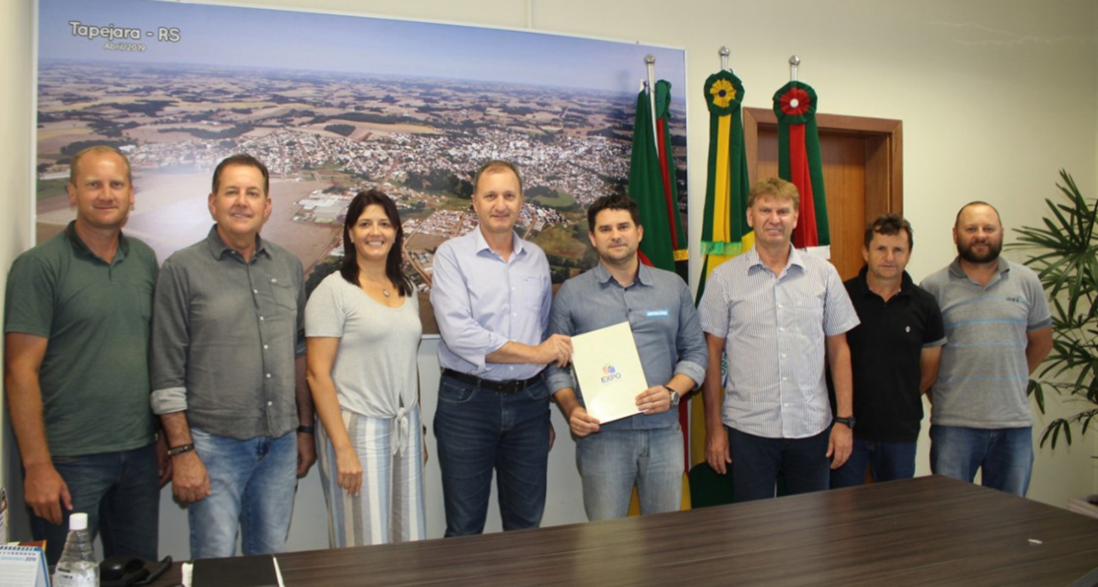 Imagem ilustrativa: Prefeito Vilmar Merotto confirma apoio e repasse para a realização da EXPO Tapejara 2020