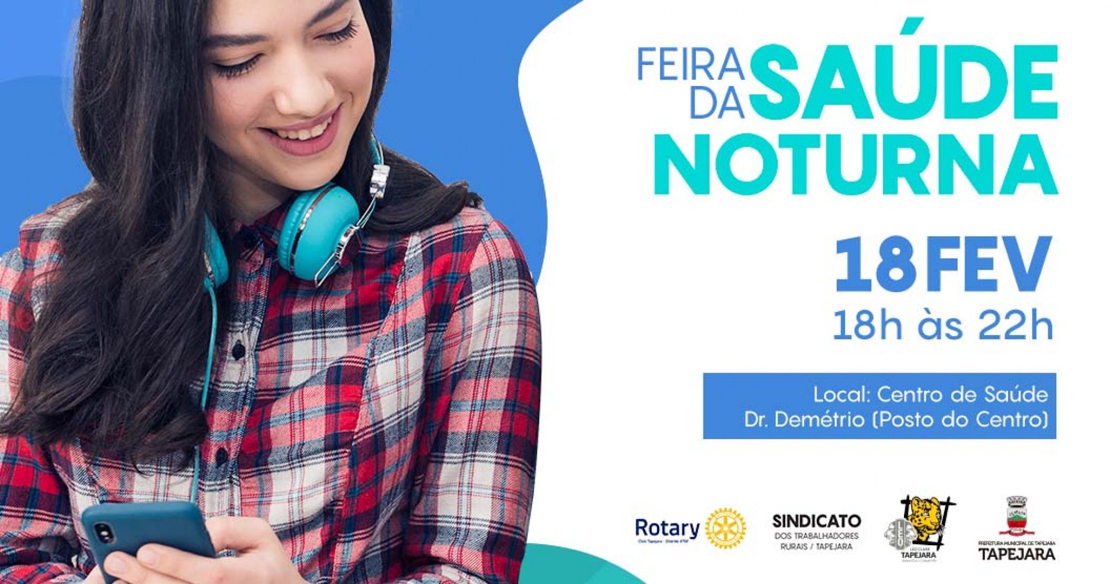 Imagem ilustrativa: Secretaria de Saúde de Tapejara realizará na noite de hoje Feira da Saúde Noturna