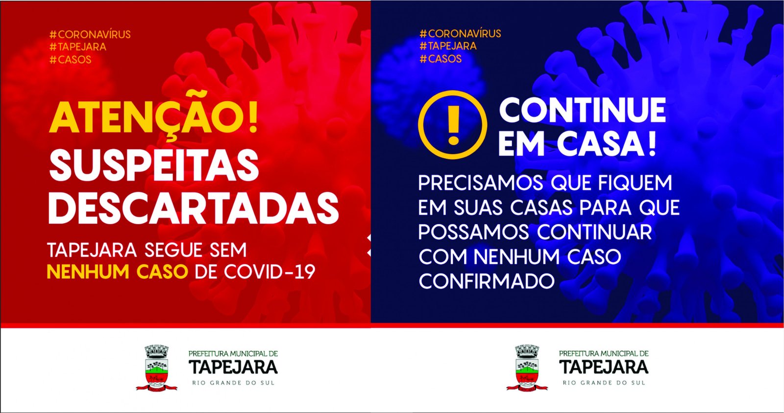 Imagem ilustrativa: Tapejara não confirma casos suspeitos de Coronavírus