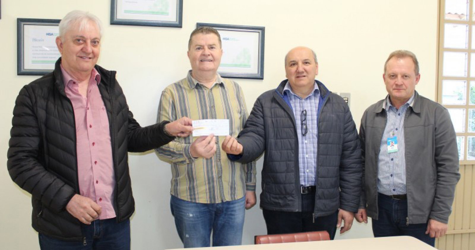 Imagem ilustrativa: HSA recebeu R$ 20 mil em doação do Sindicato Rural de Tapejara
