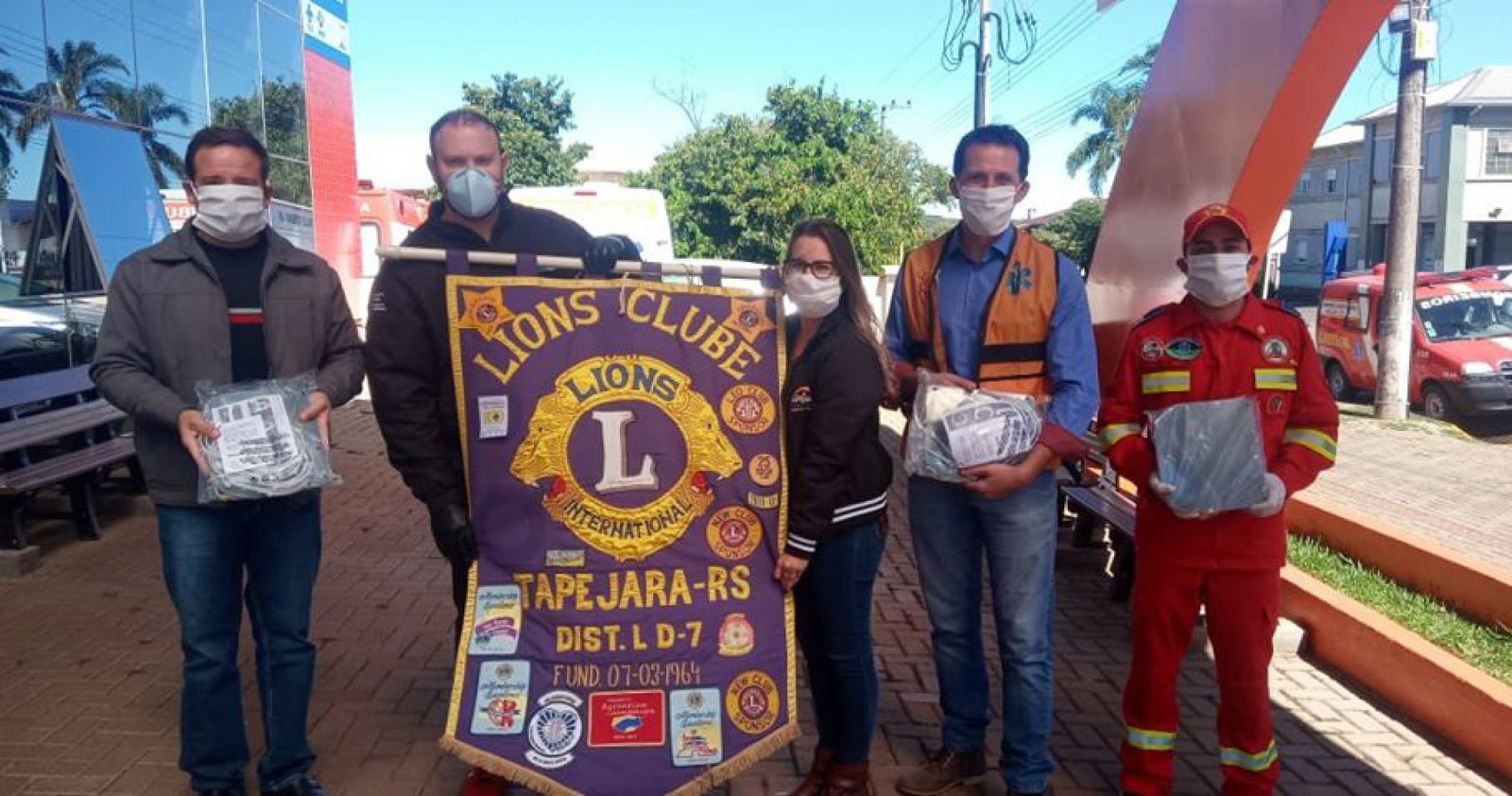 Imagem ilustrativa: Secretaria da Saúde recebe doações do Lions Clube Tapejara