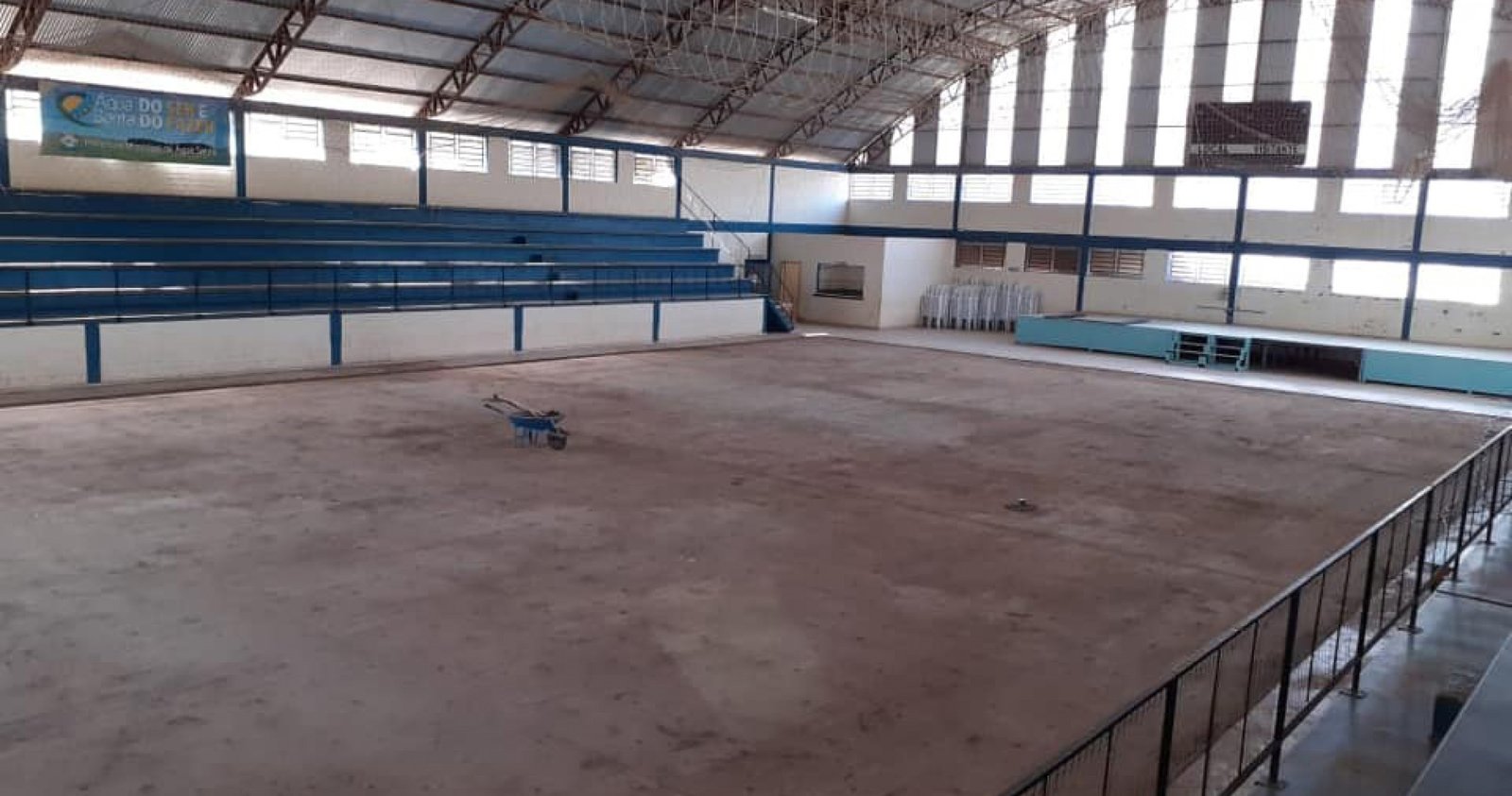 Imagem ilustrativa: Ginásio Municipal de Água Santa receberá nova quadra de esportes