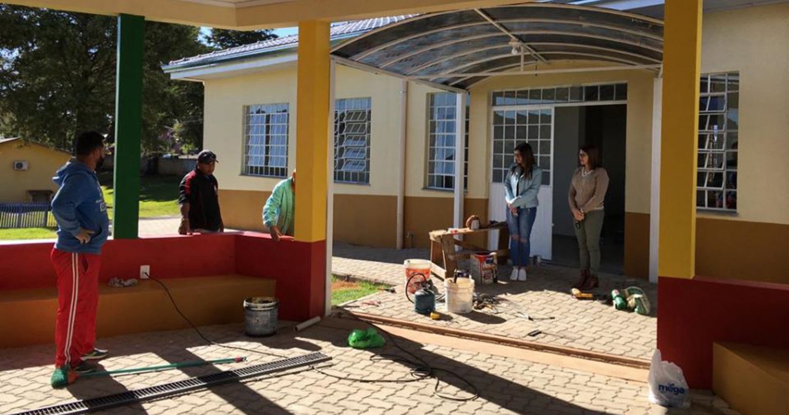 Imagem ilustrativa: Prefeita visita obras em andamento em Santa Cecília do Sul