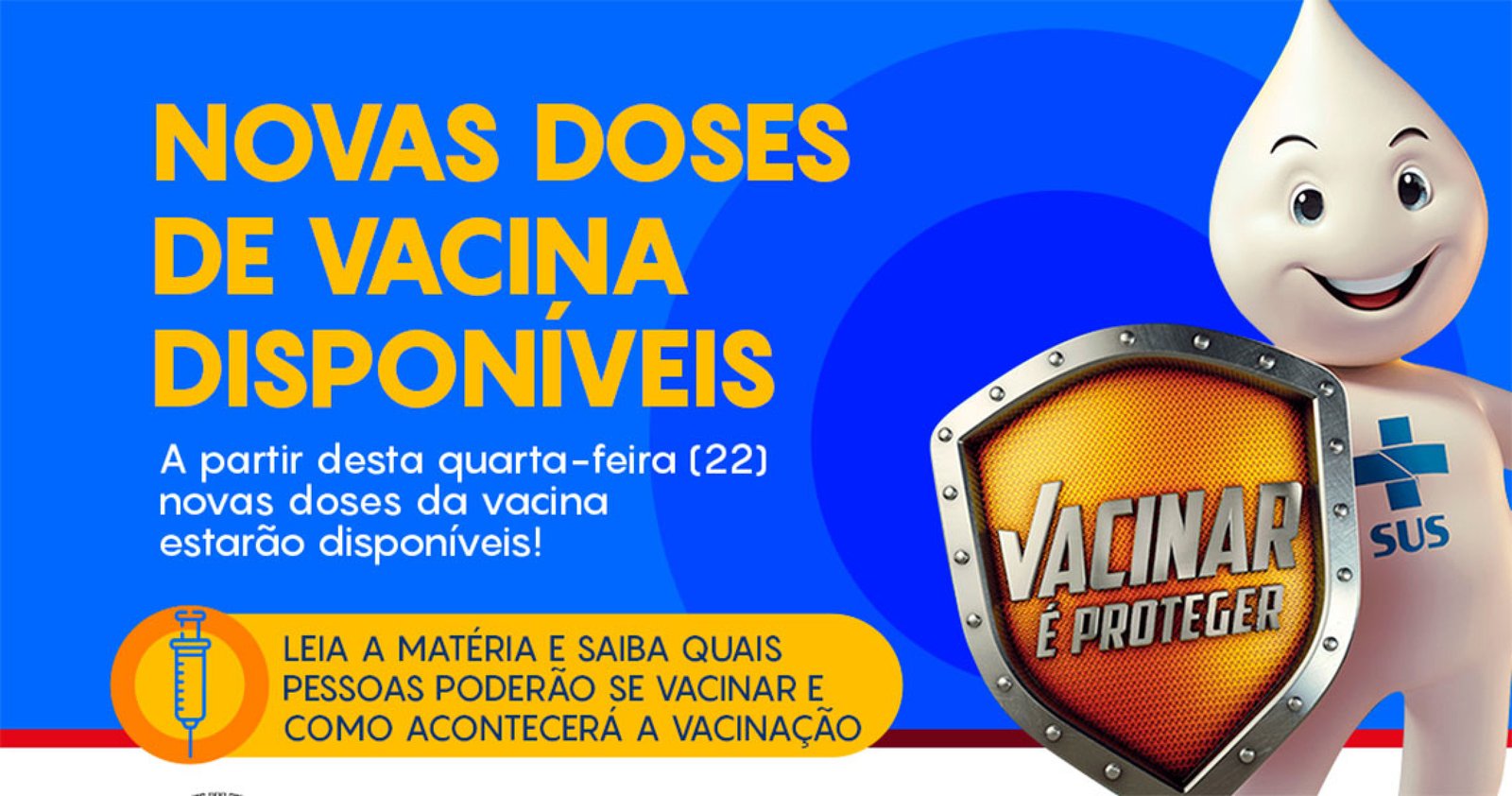 Imagem ilustrativa: Tapejara continua com insuficiência de vacinas da Gripe