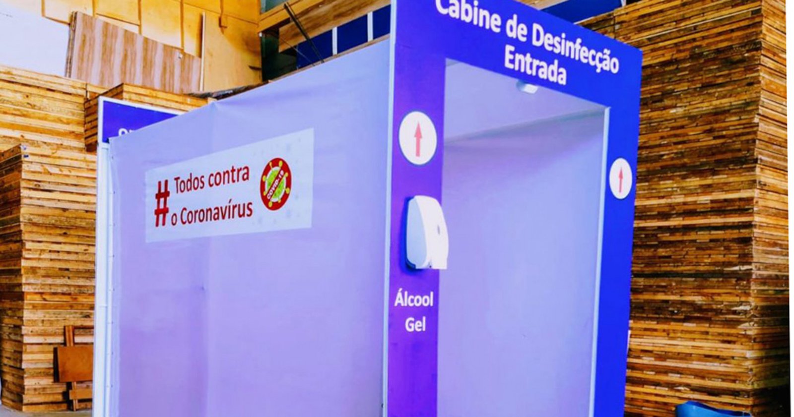 Imagem ilustrativa: Empresa passofundense produz cabine de higienização de pessoas