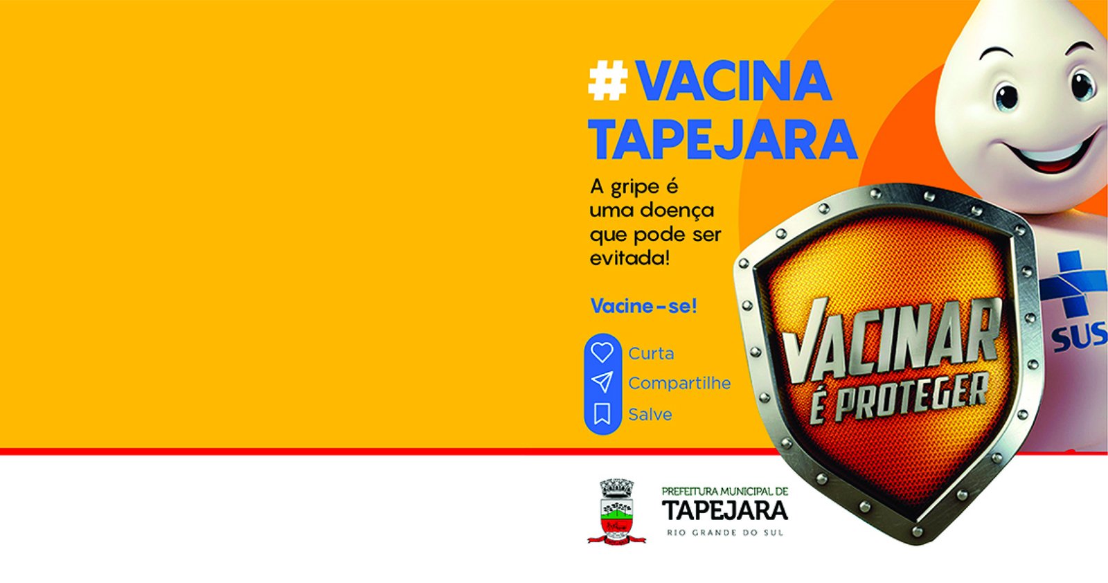 Imagem ilustrativa: Campanha de vacinação contra a gripe H1N1 segue acontecendo em Tapejara